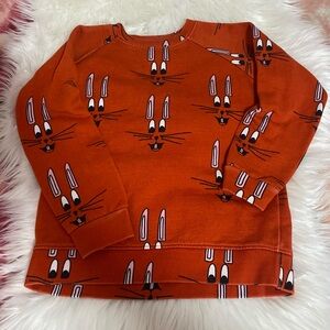 Hugo Loves Tiki Orange Bunny Sweatshirt